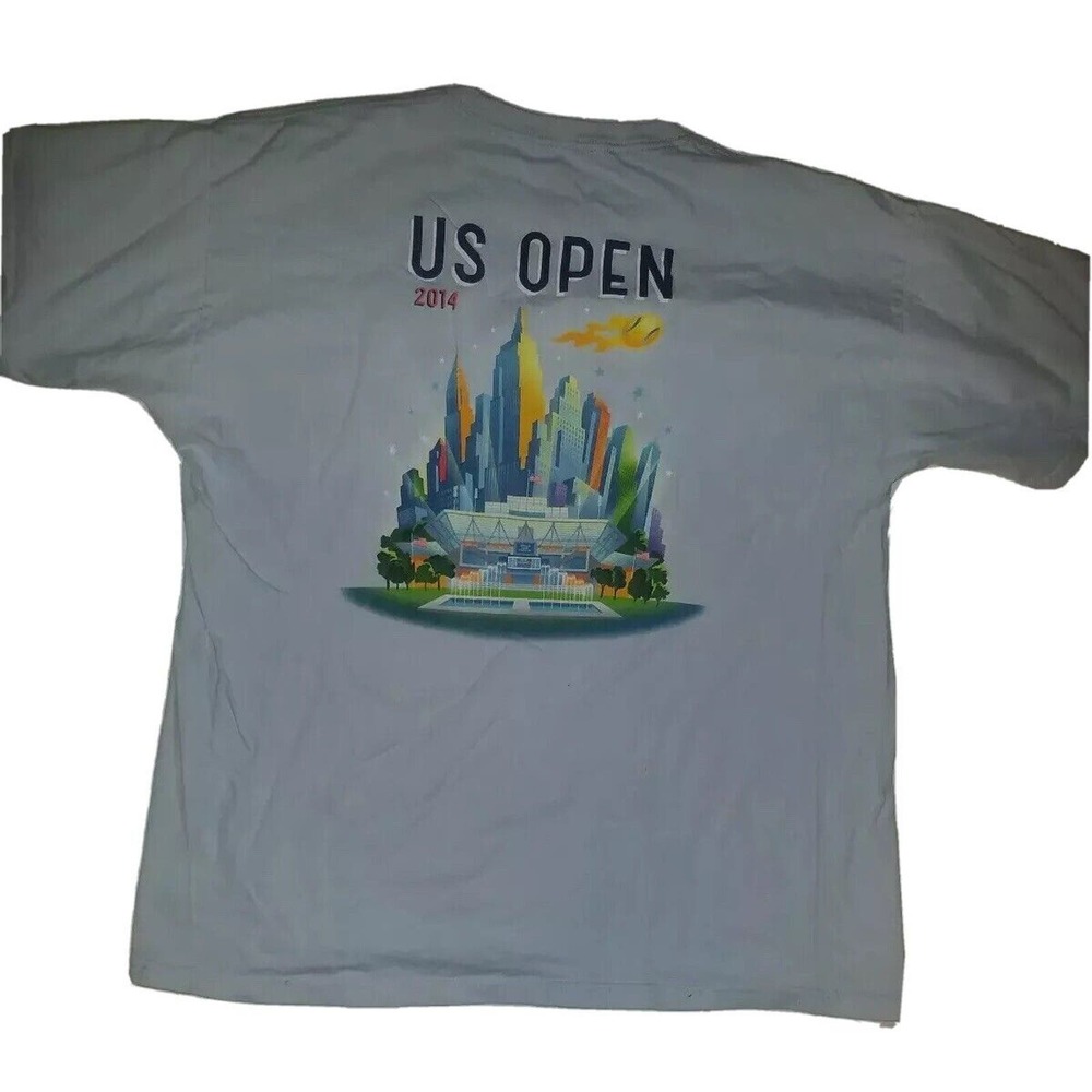 USTA U.S Open 2014 Championship Blue Mens T-Shirt Size XL‎